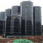 High Efficiency Enamel Assembled Tank Biogas Container For Biogas Digester for sale