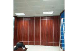 China Lightweight Acoustic Folding Movable Partition Walls , Sliding Hotel Partition Walls supplier