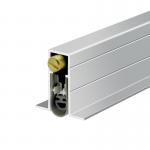 Sleek Silver Color Concealed Door Bottom Seal Adjust Height for sale