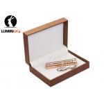 Waterproof Lumintop Worm Brass Flashlight AAA Battery Powered Rose Gold Color for sale