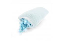 China Luxury Extra Shredded Gel memory foam neck pillow Polyester Adjustable supplier