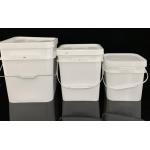 Versatile Square Plastic Pail 1.2 Kg for Various Applications for sale
