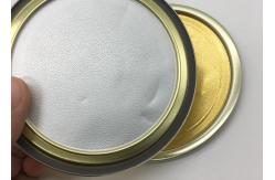 China Durable Aluminium Foil Lids / Metal Or Paper Can Easy Pull Tab Lid supplier