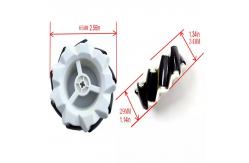 China 65mm Plastic Car Wheel Omnidirectional For Mecanum supplier