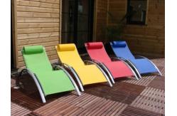 China Comfortable Resin Textile Lounge Chair For Balcony Patio Garden supplier