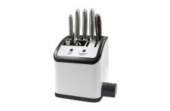 China New Design Multifunction Uv Sterilizer Knife Block With Sharpener supplier