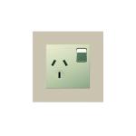 10A 230V Electrical Power Socket , 86mm Australia Socket Outlet for sale
