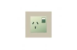 China 10A 230V Electrical Power Socket , 86mm Australia Socket Outlet supplier