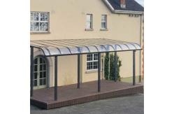 China Self Cleaning Polycarbonate Awning with UV Protection and Aluminum Alloy Frame supplier
