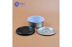 China 100ml Silver 3.5g Airtight Smell Proof Cannabis Tin supplier