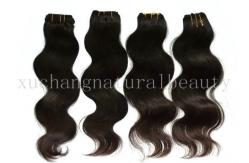 China 6A+ Remy Virgin Human Hair Extensions Natural Black Body Wave supplier