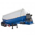 Heavy Load Dry Cement Tanker Blower 3 Axle 45 Ton 45 Cbm Bulk Cement Powder Tank Semi Truck Trailer for sale