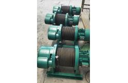 China Fast Speed Electric Wire Rope Winch Capstan Hoists With Motorized Trolley supplier