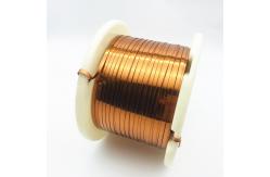 China 0.6mm Enameled Copper Winding Wire Super Thin High Temperature Rectangular supplier