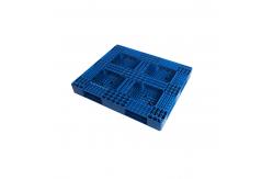 China 100% Recycled One Way Plastic Pallets Blue Plastic Reusable Pallets supplier