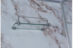 China Bathroom White Quadrant Shower Enclosure Aluminum Frame supplier