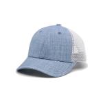 6-Panel Customized Embroidered Trucker Cap 2 Eyelet Classic Look for sale