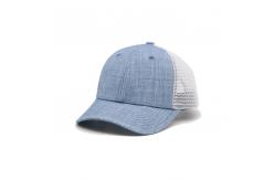China 6-Panel Customized Embroidered Trucker Cap 2 Eyelet Classic Look supplier