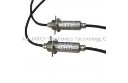 China Flanged 8 Circuits Miniature Slip Ring With Sealed Mercury Contacts 6A supplier