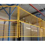 PVC Coated Portable Temporary Metal Fence Panels With Steel Feet  6' X 8' Size for sale