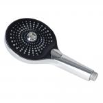 China Micro-Nano Bubble Handheld Shower Head – 130mm Large Face, Chrome Plated, 3-Mode Spray for Deep Cleansing & Skin Hydration factory
