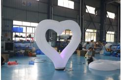 China 2.5M Diameter Inflatable Lighting Decoration Heart Belt LED Light supplier