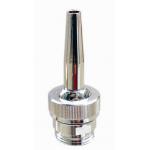 Adjustable Brass Chrome Fountain Nozzles Singe Jet Series Fountain Spray Nozzles for sale