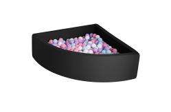 China Thickness 5cm Fan Shape Foam Play Ball Pit For Toddlers Kids supplier