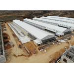 AZ150 Light Steel Structure Prefab Poultry House With Chicken Raising Equipment for sale