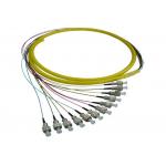 Singlemode UPC Fiber Optic Pigtail with 12pcs FC Fiber Connectors for sale
