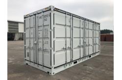 China 20ft High Cube Side Opening Shipping Container With Cargo Doors Industrial supplier