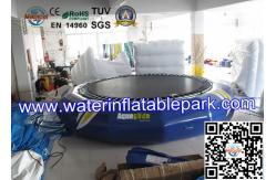 China Exciting Inflatable Water Trampoline  , Inflatable Water Park For Lake supplier