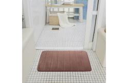 China Polyester Memory Foam Bathroom Mat 50x80 Cm Non Slip supplier