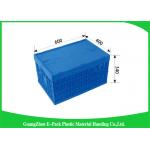 Nestable Collapsible Storage Boxes With Lids , Standard Plastic Shipping Crates for sale