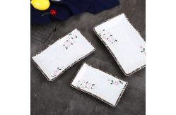 China Rectangular Melamine Dinner Plates - Withstand Temperature -20C 120C for Hospitality supplier