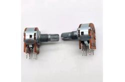 China CE B10k Potentiometer 3 Pin Walkie Talkie Dimmer Switch 15000 Cycles supplier