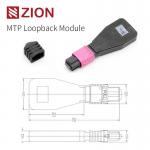 12 Fibers MTP OM4 Fiber Optic Loopback Module /Cable for sale