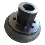 Black LLB  Tyre Flex Coupling Steel Rubber For Pumps Equipment for sale