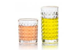 China Unbreakable Heavy Base Modern Drinking Glasses Custom Whiskey Tumbler 150ml-500ml supplier