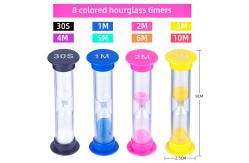 China Customized Plastic Hourglass Sand Clock 10 Minute Hourglass Sand Timer supplier