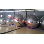 PVC Silver Inflatable Advertising Balloons , Outdoor Stage Decoration Ball 3m for sale