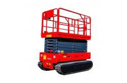 China Aerial Work Platform 230kg Self Propelled Hydraulic Tracked Scissor Lift supplier