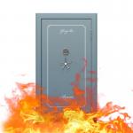 Multiple Firearm Safe Steel Fireproof Heavy Gun Safe Box Anti Theft Dark Blue Gun Cabinet OEM for sale