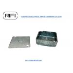 UL Listed Outdoor Electrical Galvanized Metal 4x4 Square Junction Boxes for sale