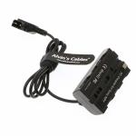 10- 24V Camera Power Cable NP F550 Dummy Battery To D-Tap For Sony NP F570 NP F970 SmallHD Focus 7 for sale