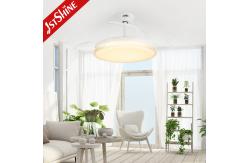 China Acrylic Blades Invisible Ceiling Fan With Light / DC Motor Energy Saving supplier