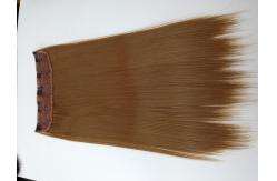 China Silky Straight Long Synthetic Hair Extensions For Black Women With Clip supplier