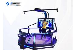 China Large Space Station 9D VR Shooting Game Machine One Year Warranty supplier