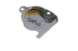 China Fixed Pulley Wall Mount Ceiling Rope Cable Pulley Zinc Single Pulley supplier