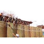 Bastion Sand Wall Steel Flood HDG Military Barrier With Geotextile for sale
